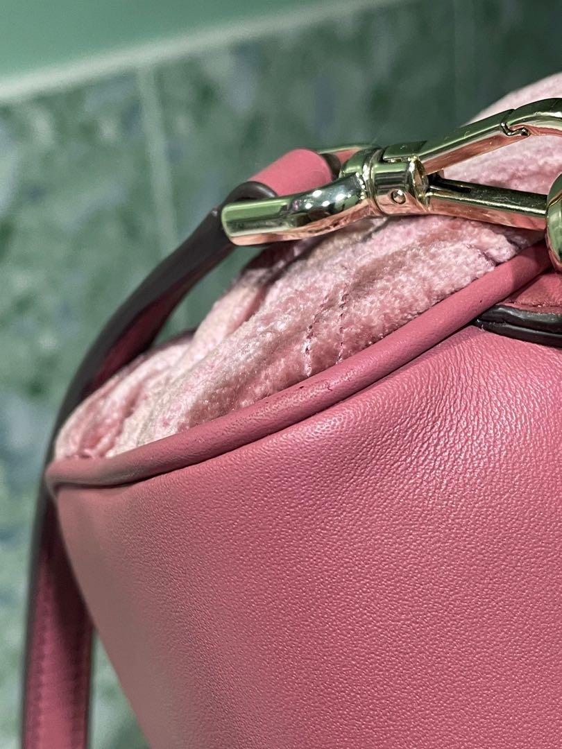 Kate Spade Natalie Crushed Velvet Convertible Mini Backpack (Pomegranate  Pink)