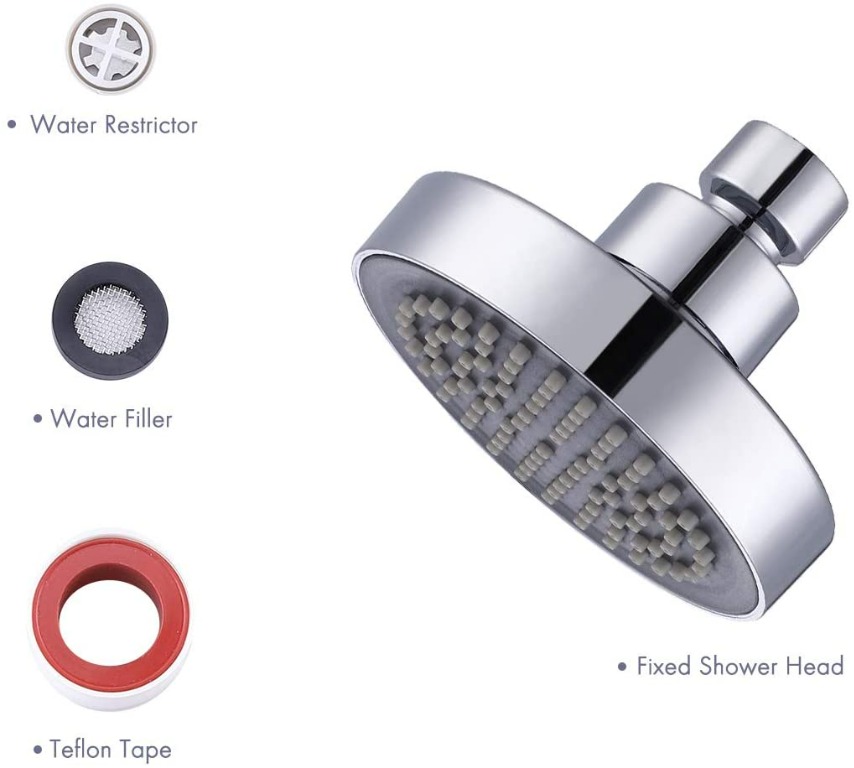 Kes Fixed Shower Head 4Inch Replacement Overhead Rainfall Shower Heads