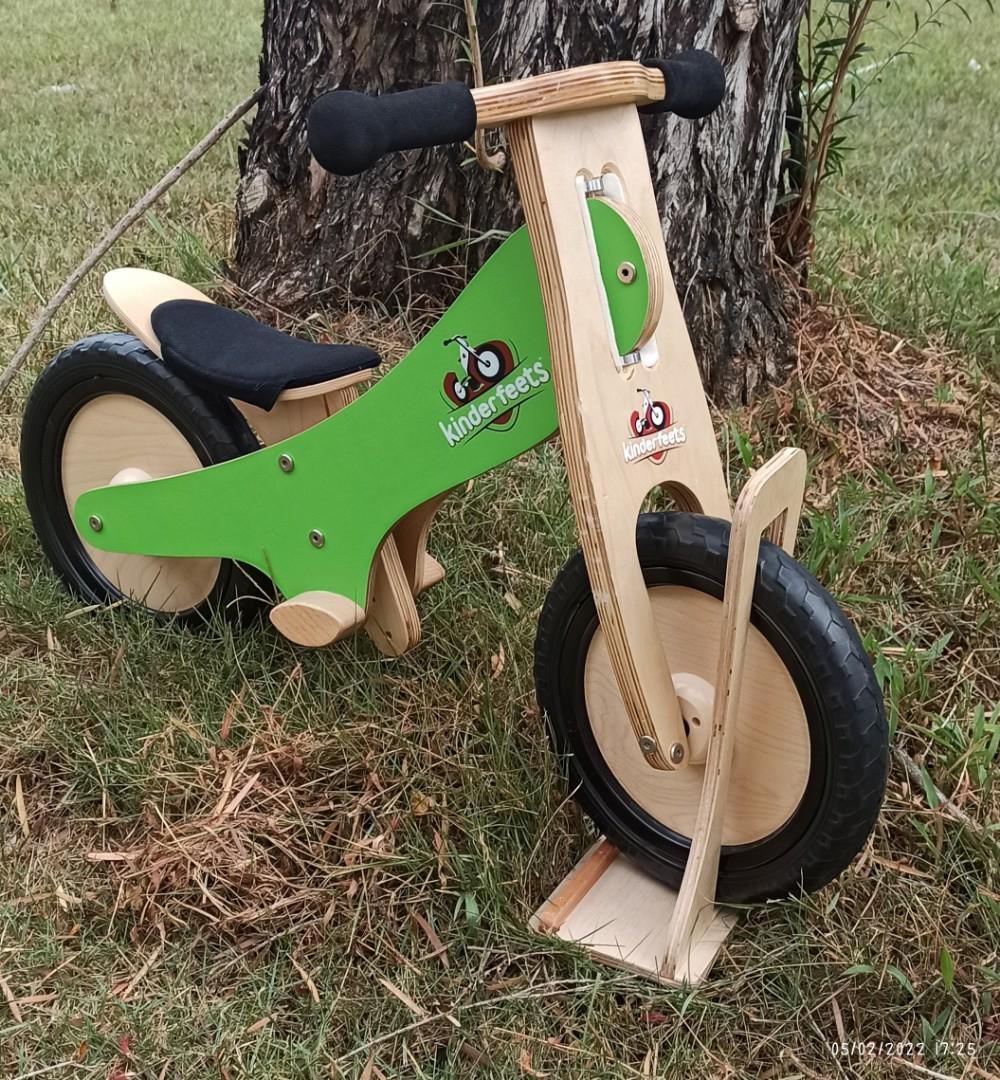 Kinderfeets Wooden Balance Bike, Sports Equipment, Bicycles & Parts