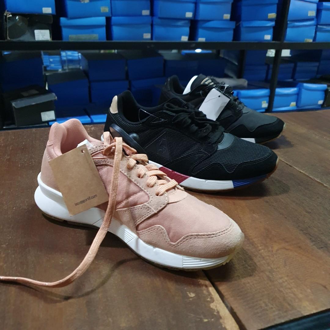 Le Coq Sportif Omega X Methalic Original Store 100 Black Nude Fesyen Pria Sepatu Sneakers di Carousell
