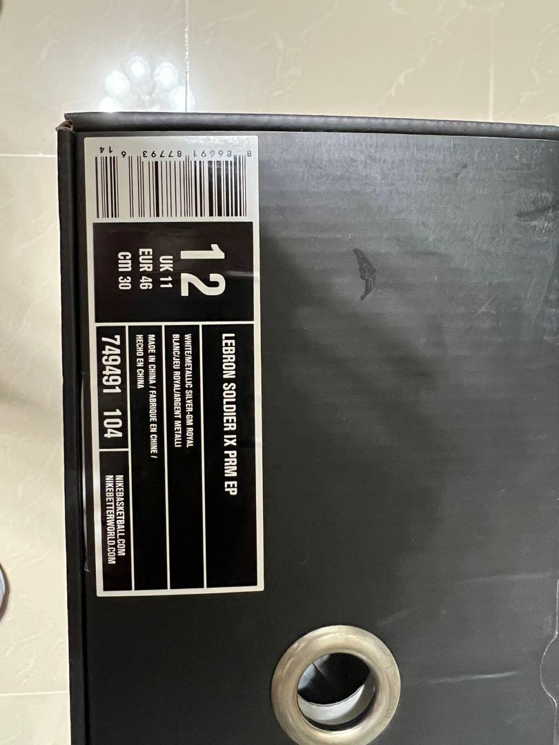 Lebron soldier 9 argent on sale
