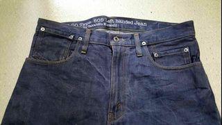 Levis Left Handed Jeans Slim fit Japan 32 Rare