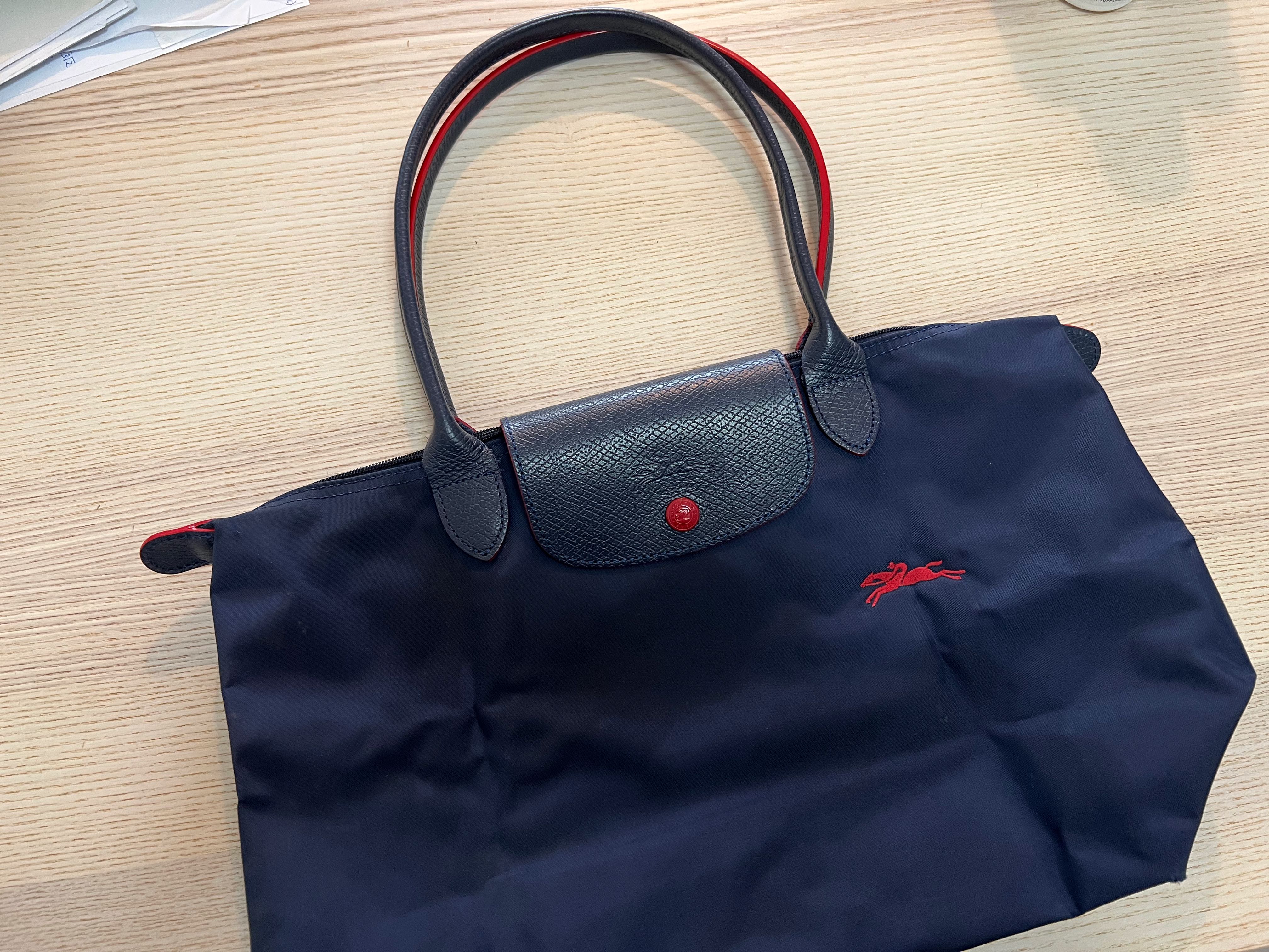 Longchamp Le Pliage Club Shoulder Bag S Blue Navy Women s Fashion