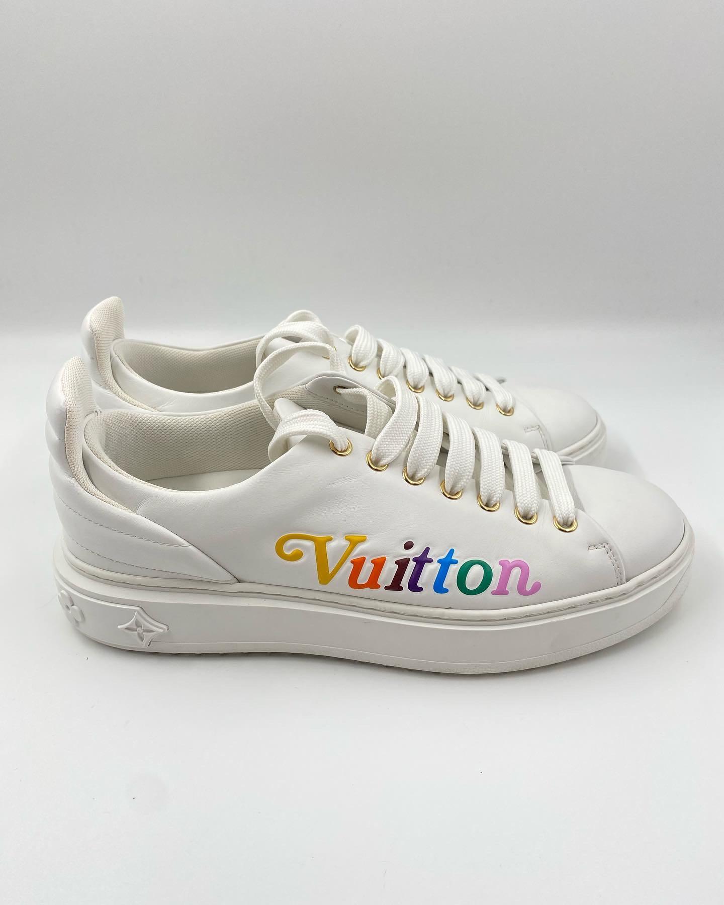90s Authentic Vintage Multicolor LV Sneakers/lv Shoes/design -  Finland
