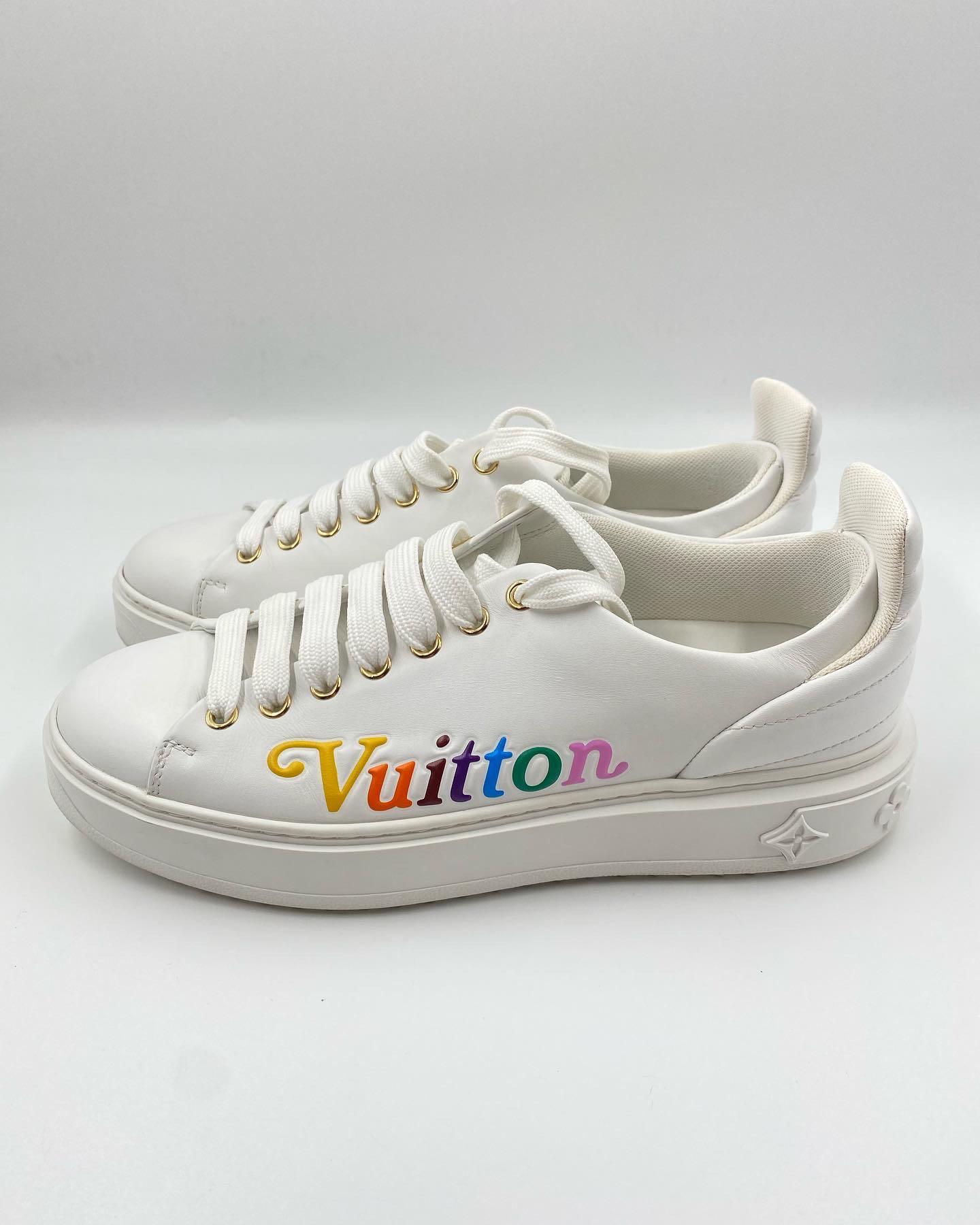 DISCOUNT) Louis Vuitton LV Timeout Rainbow Sneakers, Luxury, Sneakers &  Footwear on Carousell