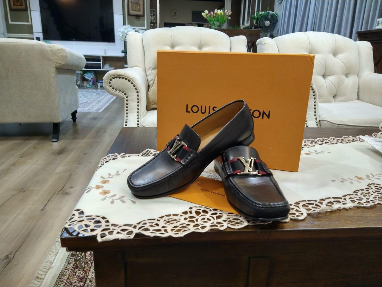 Louis Vuitton, Shoes, Black Louis Vuitton Monte Carlo Moccasin