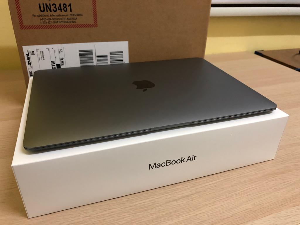 macbook air space grey box