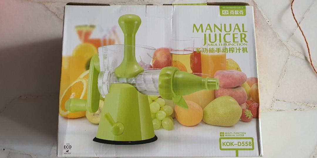 manual juicer, TV & Home Appliances, Kitchen Appliances, Juicers