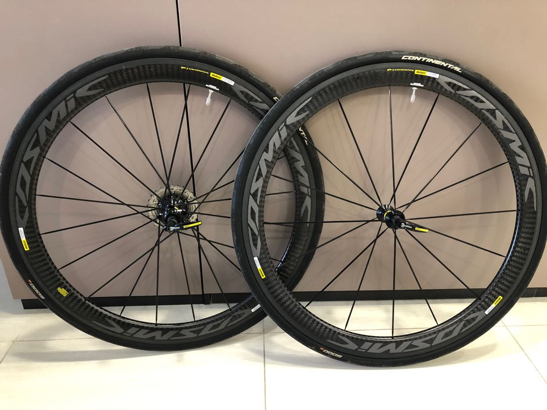 Mavic cosmic pro carbon exalith 700c road clincher wheelset outlet