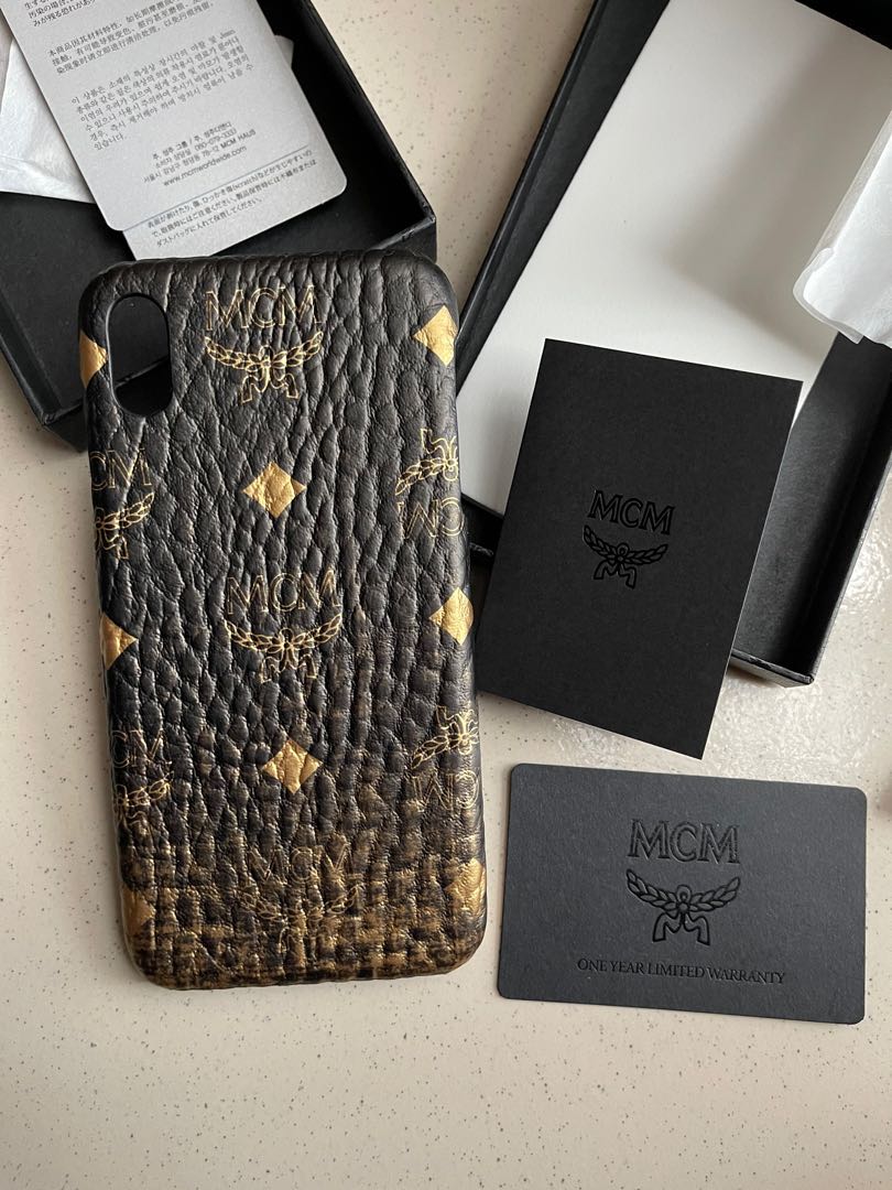 Iphone xs case mcm clearance