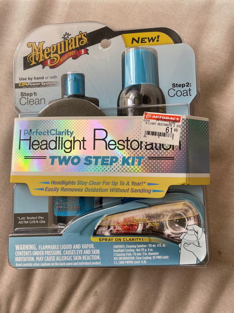 Meguiars Headlight Restoration Kit, Car Accessories, Accessories on