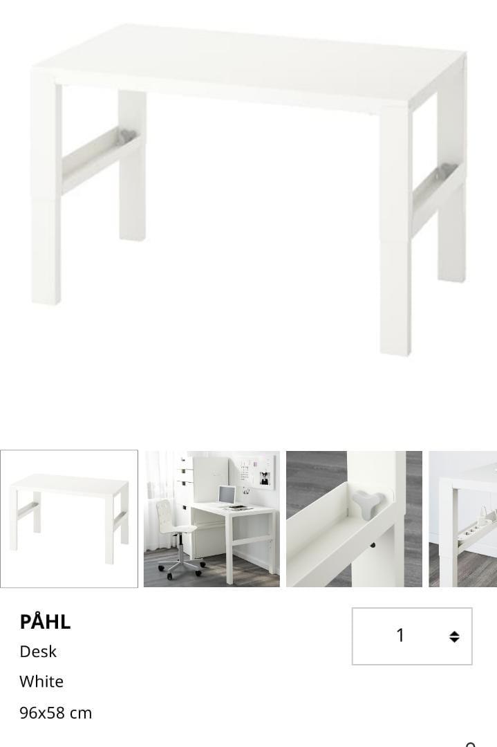 Meja & rak IKEA, Furniture & Home Living, Furniture, Shelves, Cabinets &  Racks on Carousell