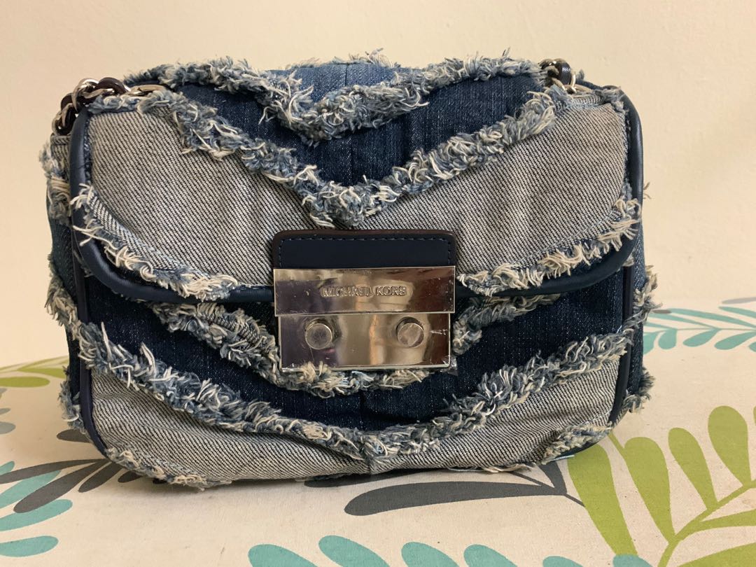 Michael kors sloan denim chevron