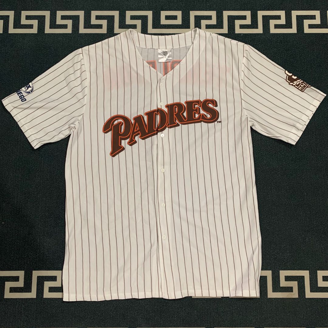 VTG San Diego Padres Baseball Rawlings Pinstripe Single Stitch 