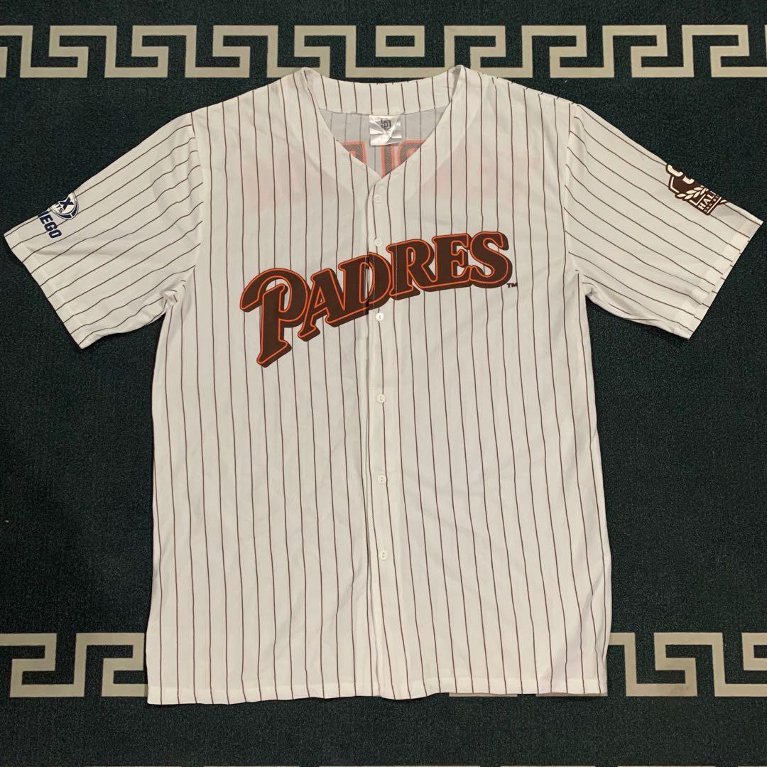 San Diego Padres Baseball Jersey By Russell Large (L29.5 W24), Men's  Fashion, Tops & Sets, Tshirts & Polo Shirts on Carousell