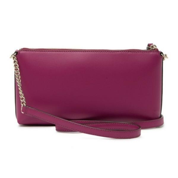 NEW KATE SPADE WKRU6081 DECLAN CROSSBODY CLUTCH SAWYER STREET RHUBARB TART