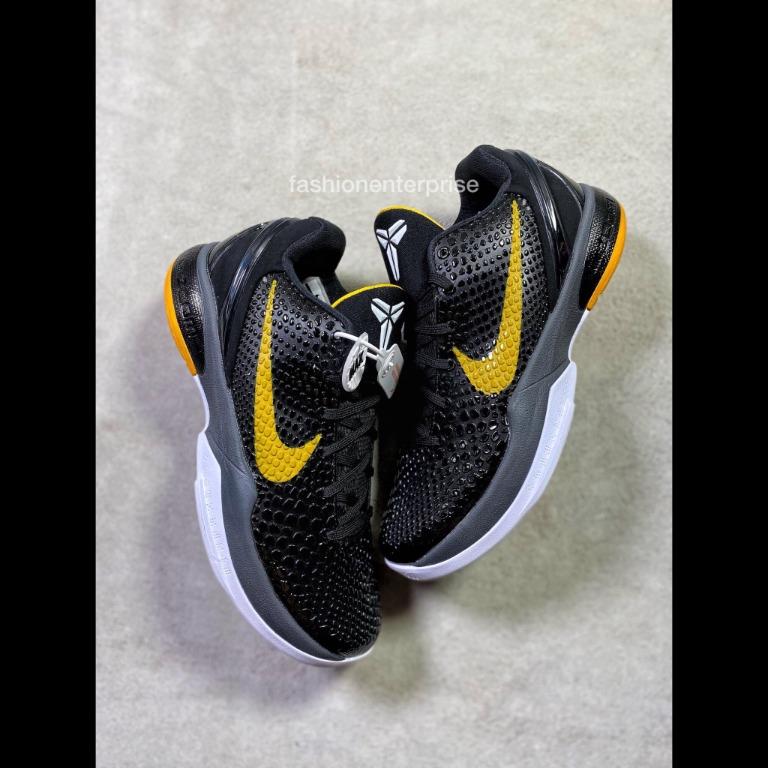 Nike kobe 6 mens black on sale