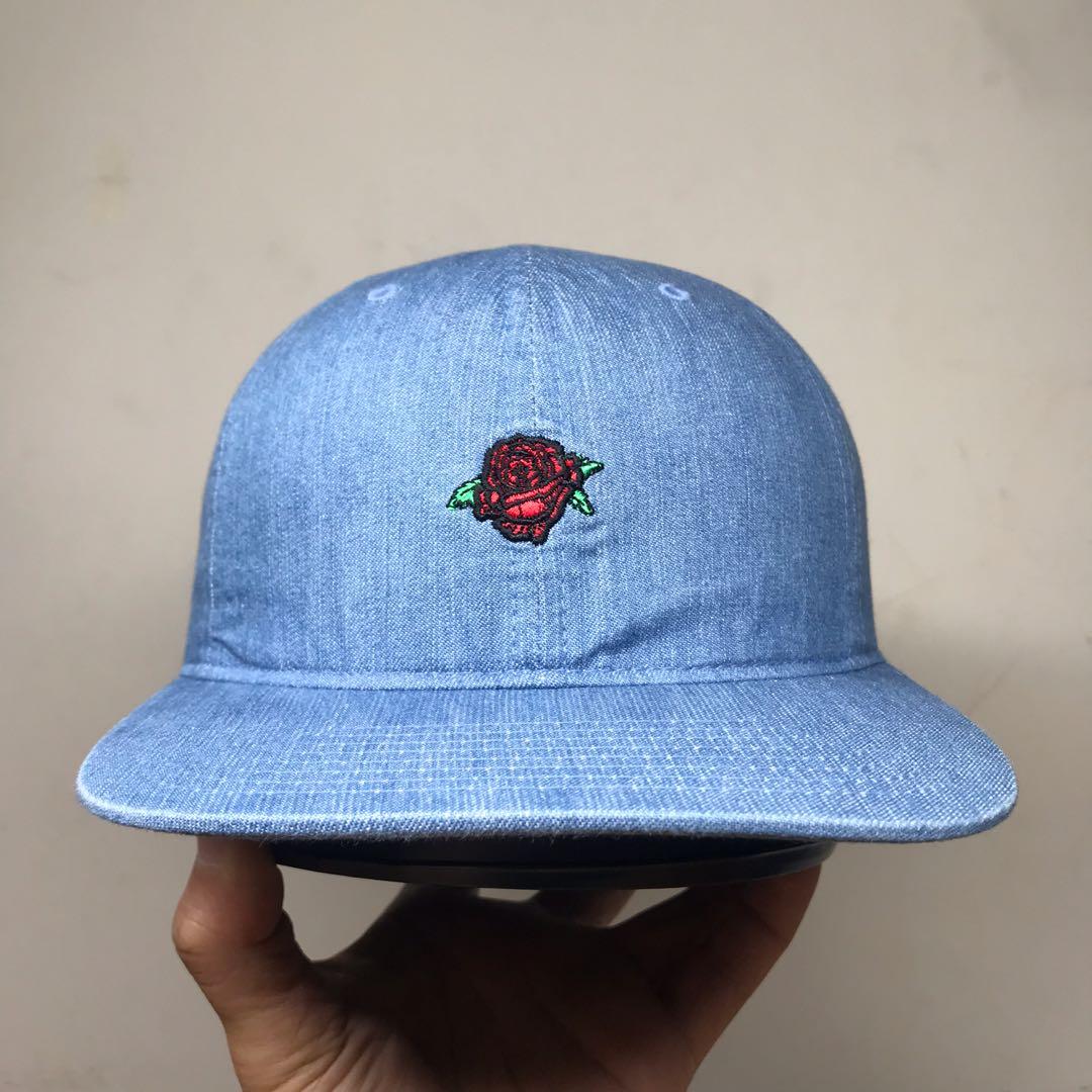 Obey Rose Denim Cap, Men's Fashion 