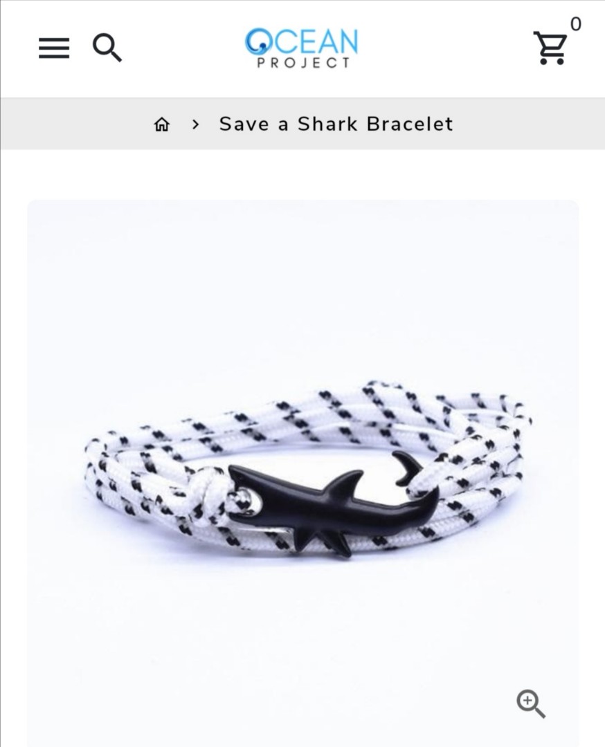 Save the clearance shark bracelet
