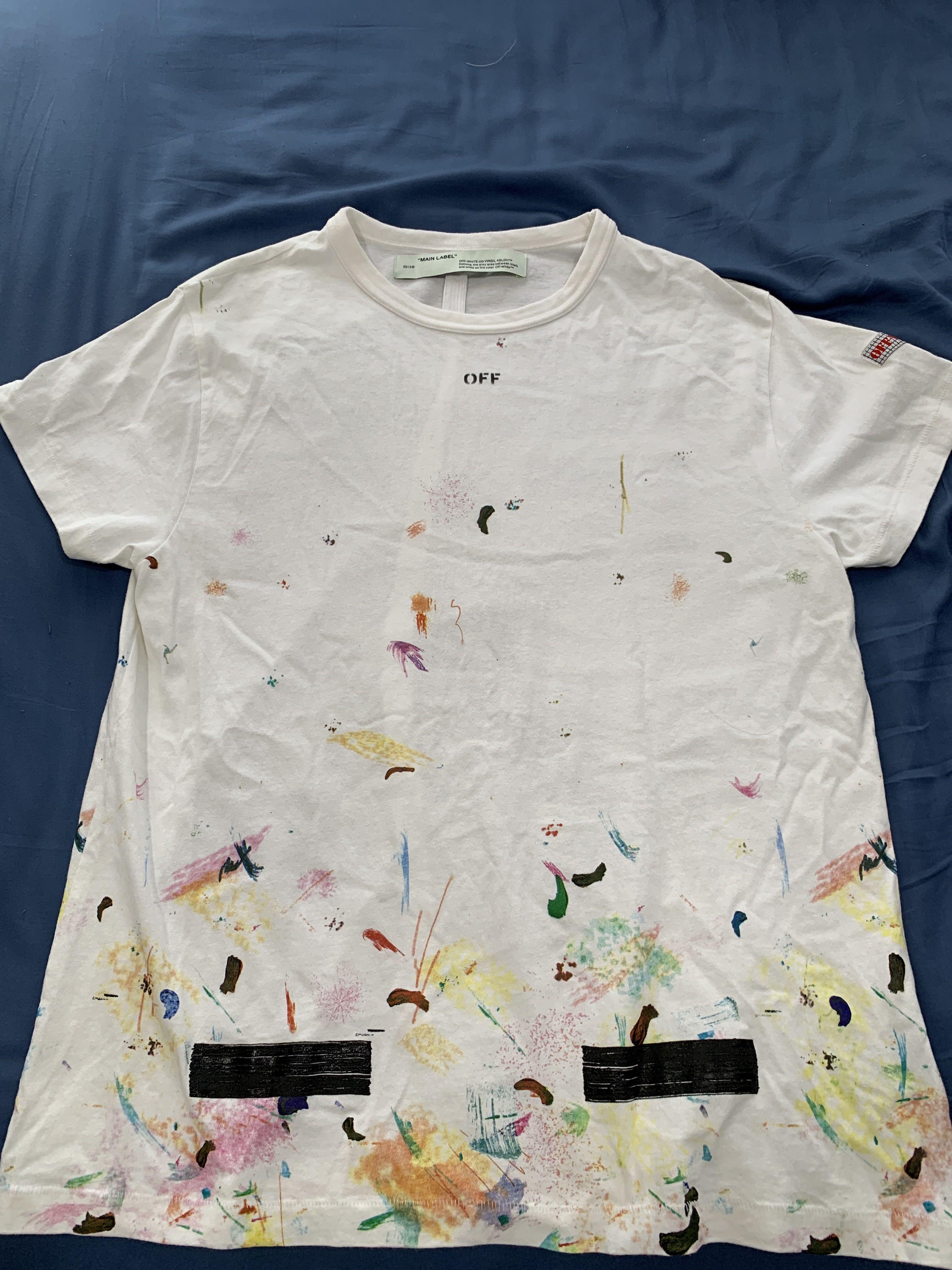 Off white galaxy top brushed t shirt