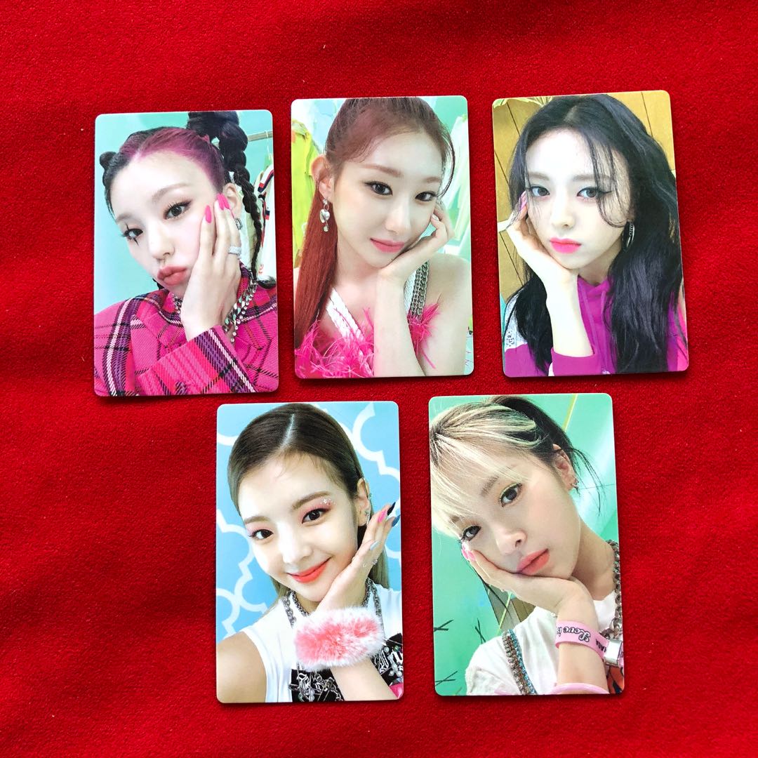 official itzy crazy in love snow shop shopee photocard pc