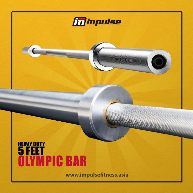 OLYMPIC BAR BARBELL GYM EQUIPMENT 5FT Sports Equipment