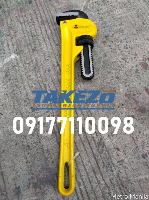Orex Pipe Wrench (Category: Construction Tools & Equipment) located in Manila. Submitted by joeyroque09 (Listing ID 1141767414, Image 1). Description: For more information and fast transactions, contact 09177110098. TAKEZO INDUSTRIAL SUPPLY Manila Branch Address: Mayhaligue St. Abad Santos, Manila Waze: Takezo Industrial Supply (Tondo, Manila) Land mark: Uno High School Cavite Branch Address: 126 Medicion 2B, Imus, Cavite Waze: Takezo Industrial 