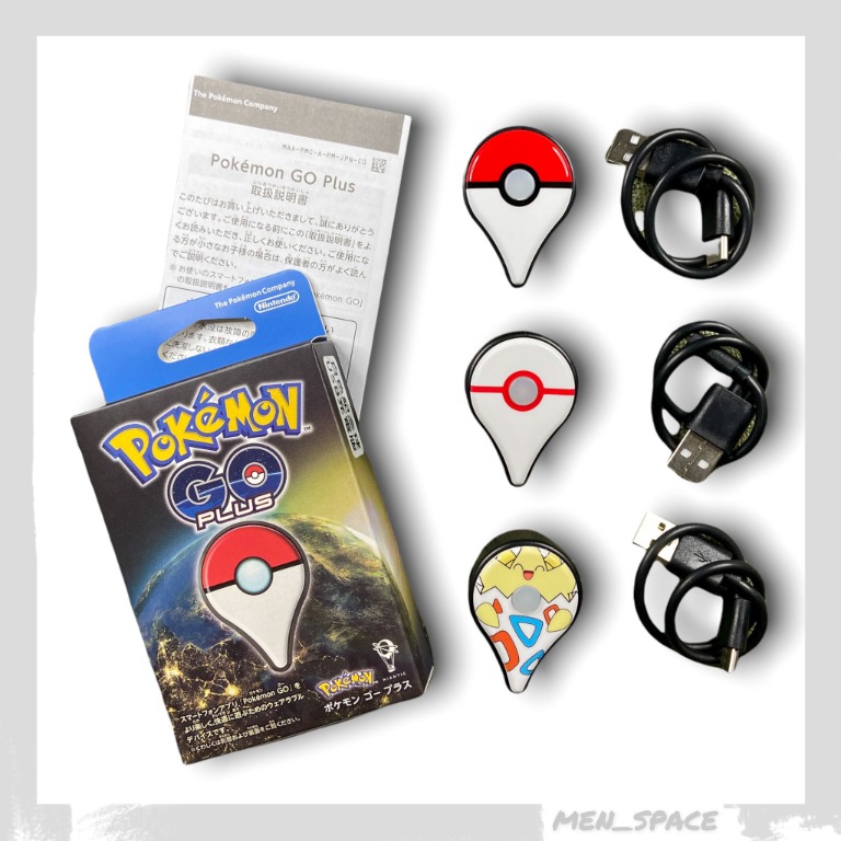 Pokemon Go Plus 自動捕捉充電版 經典紅白全白小刺蛋 手提電話 電話 平板電腦配件 其他電子周邊配件及產品 Carousell