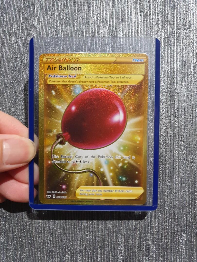 Pokemon TCG SWSH Base Set Air Balloon Secret Rare Card, Hobbies & Toys,  Toys & Games on Carousell