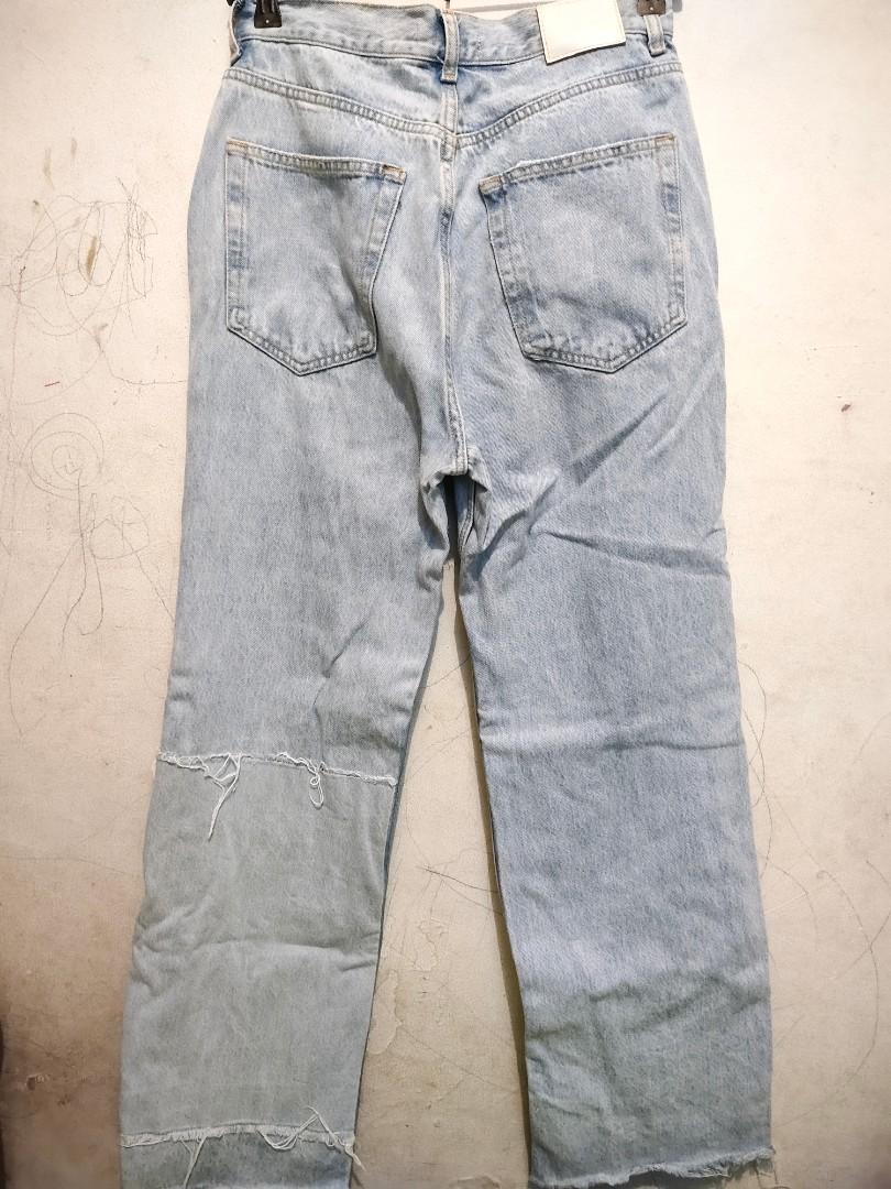 Pull and bear patchwork denim pants 