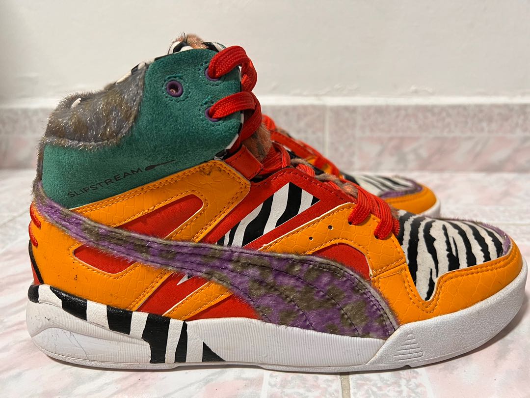 zebra print puma sneakers