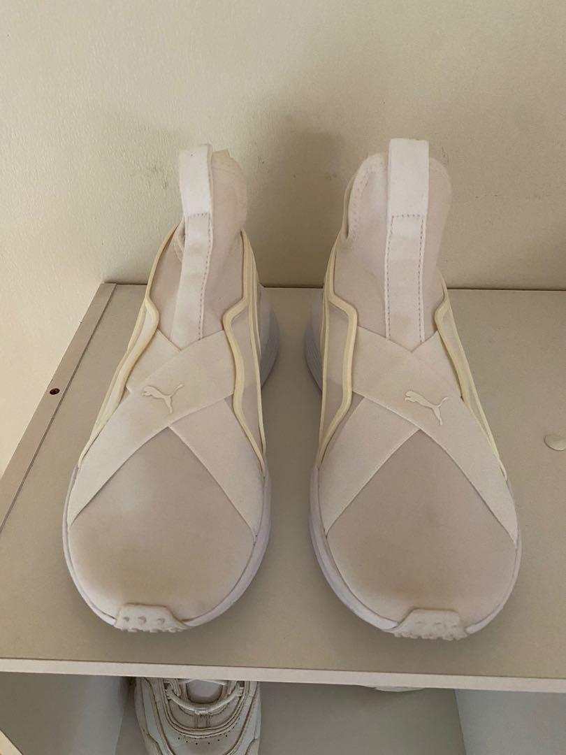 Puma white high tops
