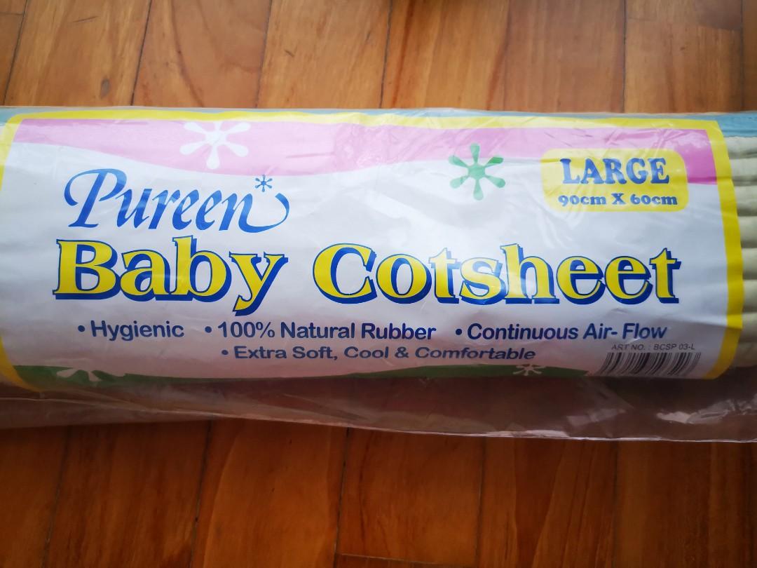 Pureen Baby Cotsheet rubber mat, Babies & Kids, Bathing & Changing