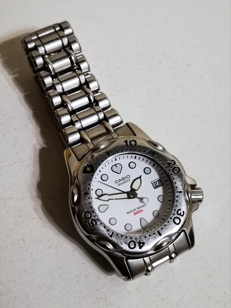 Rare Vintage Casio Diver 200m Mdp823 Men s Fashion Watches