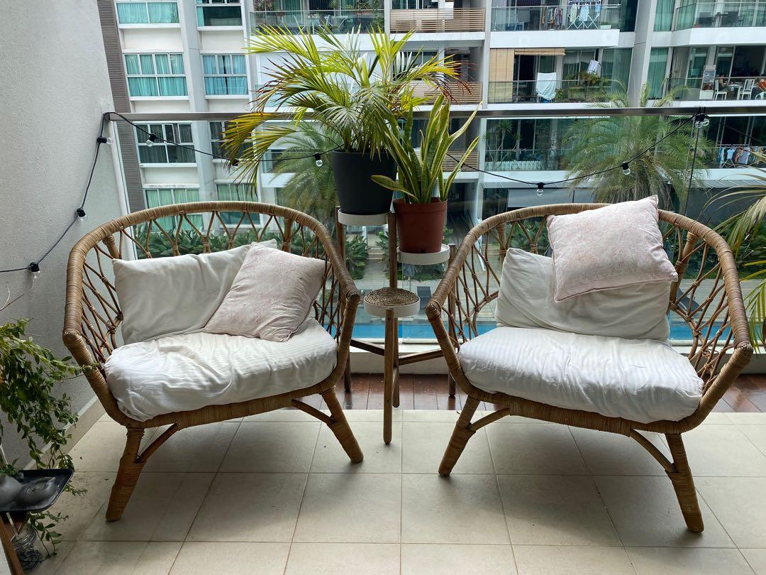Rattan IKEA Stockholm Chairs, Furniture & Home Living, Furniture