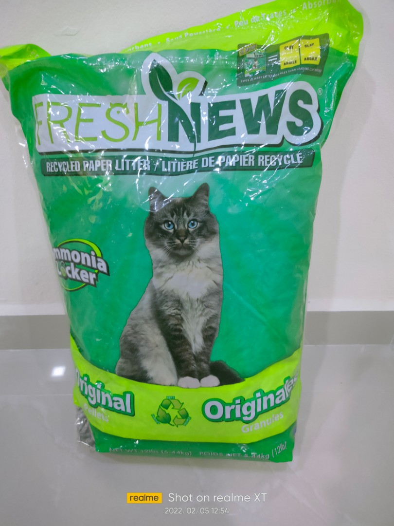 Recycled paper litter for cats, Pet Supplies, Homes & Other Pet
