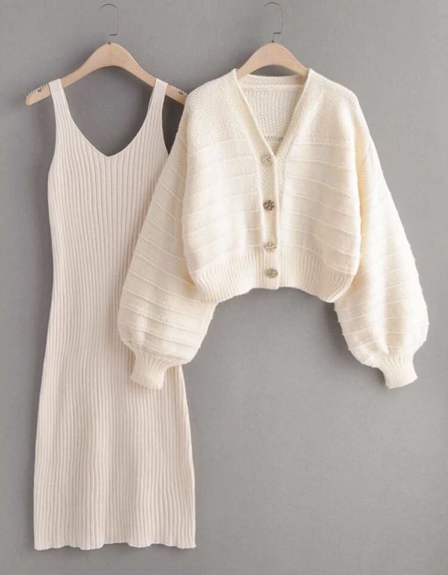 shein cardigan crop