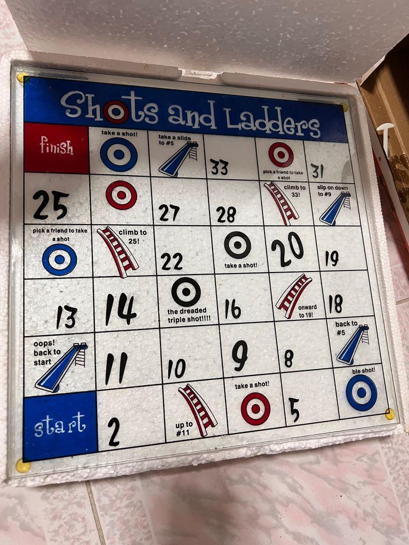 Shot glass set ( Snakes & Ladders ), Hobbies & Toys, Toys & Games on
