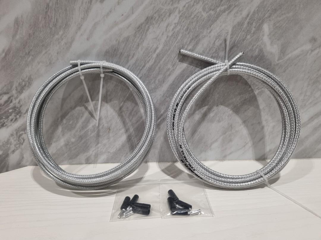 Silver Brake Shifter Cable Housing