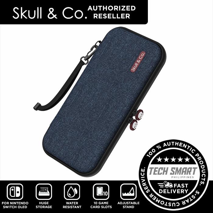 Skull & Co. EDC Case For Nintendo Switch OLED (Carrying Case Only) (Category: Cases & Covers) located in Manila. Submitted by techsmartph (Listing ID 1140732234, Image 3). Description: * Fits SWITCH OLED with SnapGrip only * One case, two consoles - fits both the OLED SWITCH and OG SWITCH * Reasonable internal space - fits even if your SWITCH wears a case and thumb grips 10 game card slots - take your favorite games on the go anywhere, any time *
