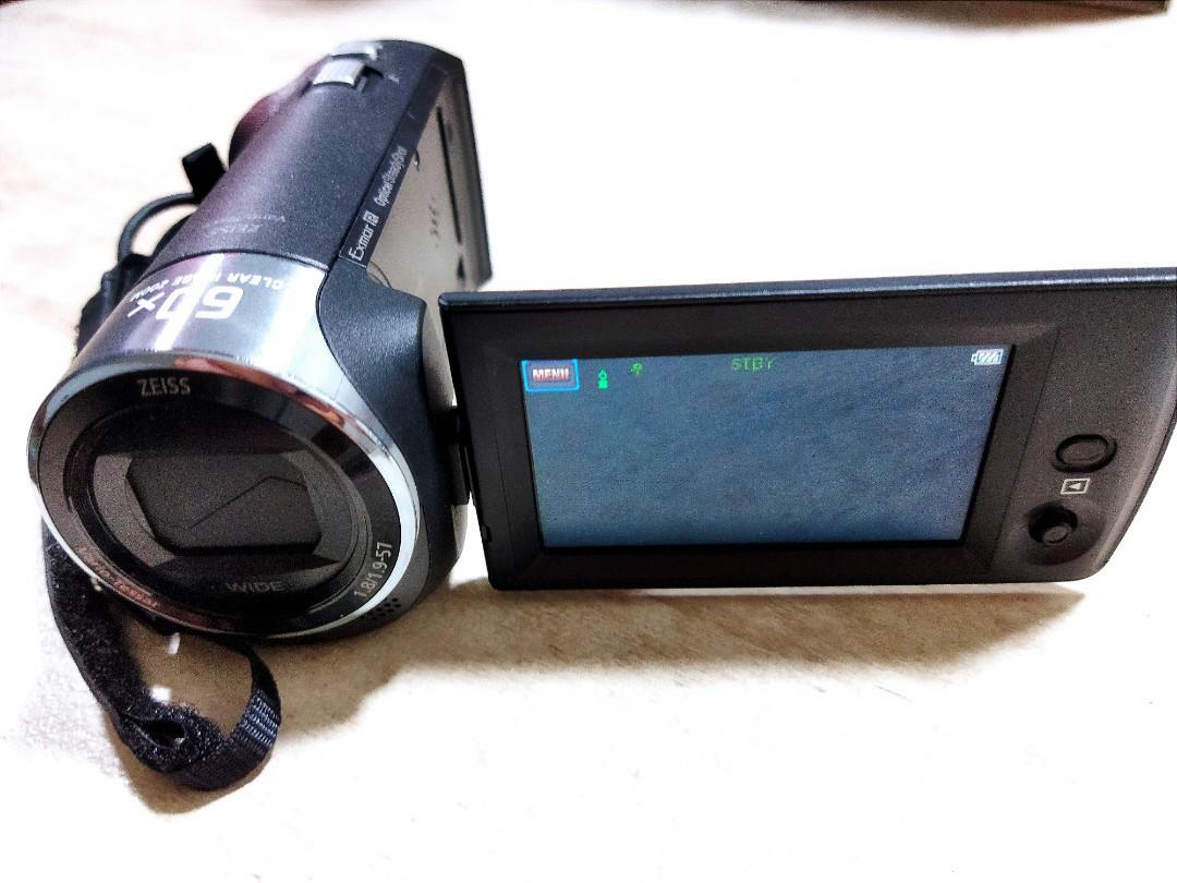 Sony HandyCam HDRCX405 with 64 GB Memory Card, Photography, Video