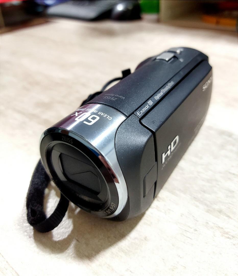 Sony HandyCam HDRCX405 with 64 GB Memory Card, Photography, Video