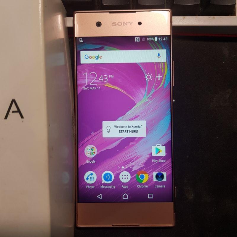 Sony Xperia XA1 Unit & Box Only *95440 (Category: Sony) located in Manila. Submitted by mikaaaaaaaa (Listing ID 1141859215, Image 1). Description: Sony Xperia XA1 Unit & Box Only *95440 32GB ROM | 3GB RAM Color: Pink 5 Inches IPS LCD Display 2300 mAh Li-Ion Battery NTC Approved 100% Original 100% Local Released Good Unit | Good as New.