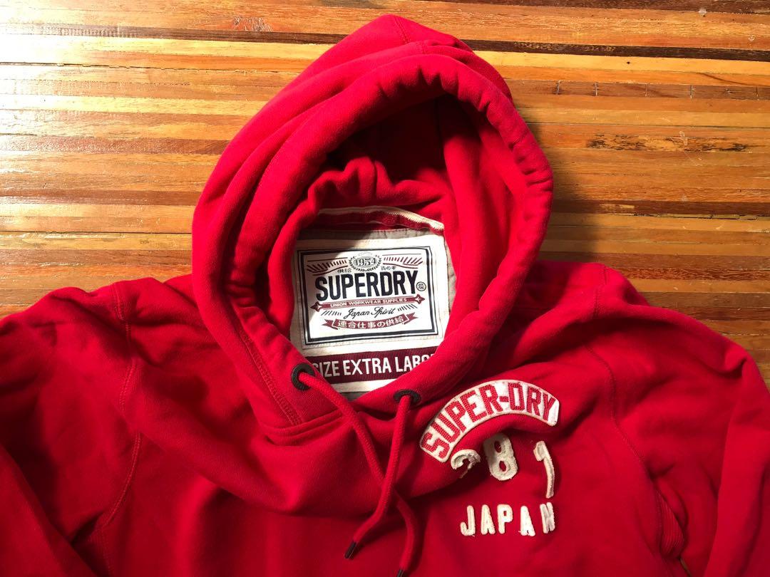 Superdry Hoodie (Category: Coats, Jackets and Outerwear) located in Baguio. Submitted by chicopao (Listing ID 1141712665, Image 2). Description: Superdry Hoodie Size: XL In Excellent Used Condition .