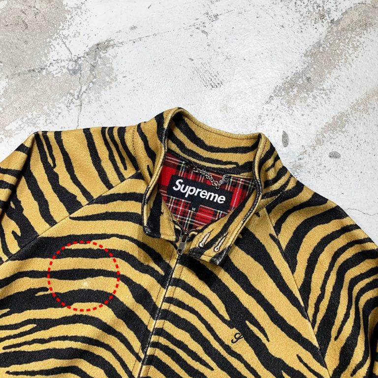 【工工】SUPREME FW19 Wool Harrington Jacket 虎紋 羊毛 哈靈頓外套