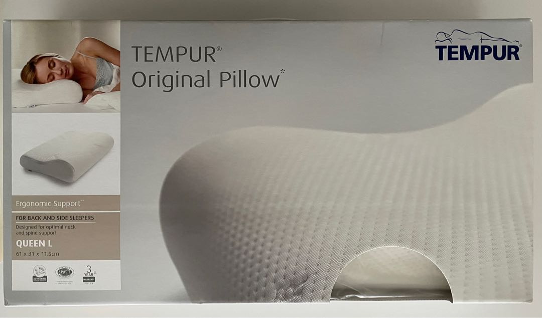 Tempur original support medium queen pillow clearance