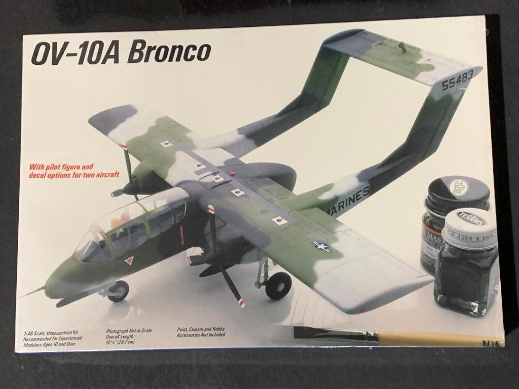 TESTORS 1/48 Scale ROCKWELL OV10A BRONCO Model Kit, Hobbies & Toys
