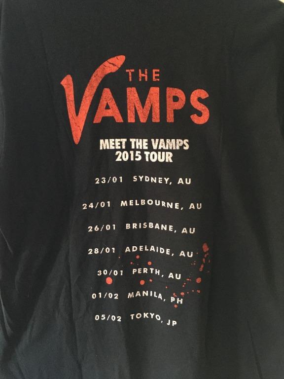 The Vamps Concert Merch (Category: Tshirts & Polo Shirts ) located in Davao. Submitted by dopestuffdvo (Listing ID 1141751205, Image 2). Description: The Vamps Concert Merch Medium on Tag Dimensions: L 28” W 21” 300 + Shipping.
