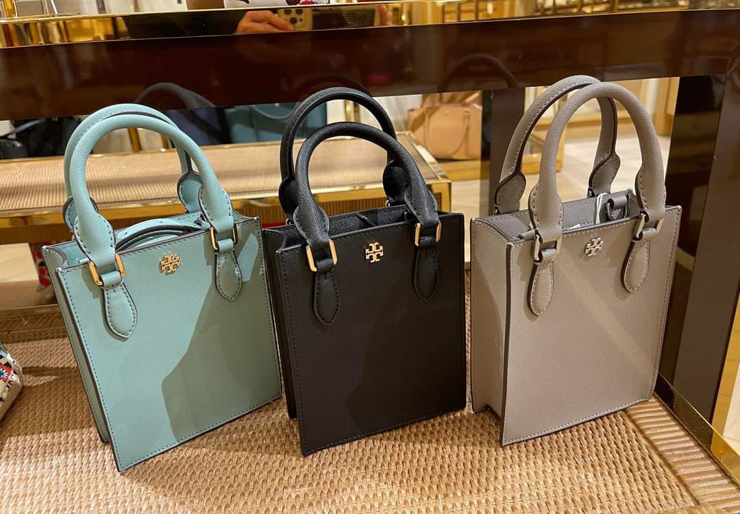 Tory Burch Emerson Mini Shopper Tote, Luxury, Bags & Wallets on Carousell
