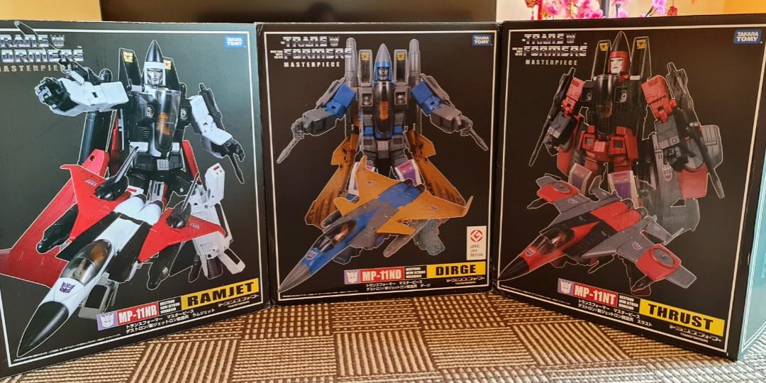Transformers Masterpiece MP 11ND Dirge MP 11NR Ramjet MP 11NT